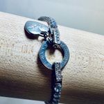 Love Heart Tag Tennis Bracelet Silver Photo 3