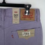 Levi's Women’s Shorts 501 Mid Rise Purple denim size 30 Waist Non-stretch New Photo 6