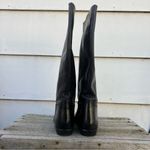 Nine West Vintage 90s 9 West Ltd. Edition Black Leather Equestrian Style Riding Boots Photo 4