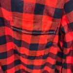 J.Crew Buffalo Plaid Flannel Popover Button Down size Large Photo 3