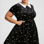 Torrid X Disney Haunted Mansion Collared Velvet Dress - New - Size 28 (5) Photo 0