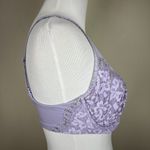 Victoria's Secret  Bra 34DD Purple Body By Victoria Unlined Demi Semi-Sheer Floral Photo 3