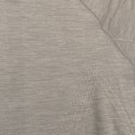 Athleta  Pure Tee Womens Medium Ruched Side Short Sleeve Gray Shirt Yoga Fitted‎ Photo 7