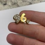 Avon Gold Tone Tack Lapel Pin Rhinestone Photo 2