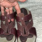 Merrell  Burgundy Slide Sandals Photo 8