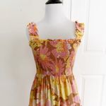 Billabong  Feelin Fine Floral Smocked Maxi Dress size small Photo 1