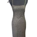 EXPRESS  Green Animal Print Dress | Bold & Chic | Night Out Style Photo 0