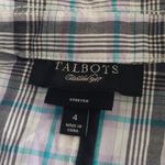 Talbots  Cotton Plaid Blazer Jacket Photo 6