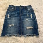 Mossimo Supply Co . Mini Cut Off Denim Skirt Photo 1