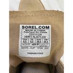 Sorel Beige LaceUp Block Heel AnkleHigh Modern Boots US 8.5 outdoors fall Photo 3