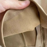 Kirious Faux Vegan Leather Cropped Tank Top, Tan/Cream Tank, Women’s Large Photo 9