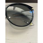 Gucci  Women's Polarized Sunglasses Black Frame Gold Detail Designer Eyewear Photo 7