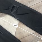 ZARA  split skinny black distressed jeans Photo 7