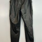 Spanx Faux Leather Black Jogger Pants Vegan Size XS Photo 8