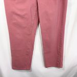Isaac Mizrahi  LIVE! Size 14P Jeans Denim Pants Pink Straight Leg High Rise 271‎ Photo 5