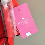 Kate Spade Peyton Dome Crossbody Bag, Medium Saffiano Leather Bag, Gazpacho Red Photo 11