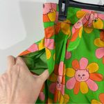Modcloth NWT x Marisol Muro Green Floral Cat Skirt Size 6 Photo 7
