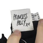 Princess Polly Zavia Pants Sz 6 Black White Faces Cropped Straight High Waist Photo 6