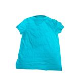 Aeropostale Polo Shirt Size Large Turquoise Pink A87 Short Sleeve Top Photo 1