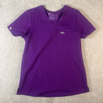 FIGS ‎ catarina one pocket scrub top ultra violet xs Photo 0