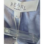 Pearl by Lela Rose Oxford Chambray Open Shoulder button up small 0. Blue Photo 10