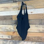 Revolve L*Space Phoebe One Piece in Black Ribbed One Shoulder Size 4 NWT Photo 5