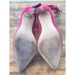 Jessica Simpson Port Red Centella Tassels Leather Pump Stiletto Heel Shoes 7.5M Photo 5