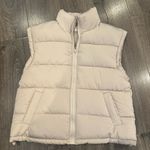 Taupe puffer vest Tan Size L Photo 0