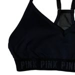 PINK - Victoria's Secret PINK Black Sports Athletic Bra Size Small Photo 3