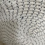 La Regale  Round Rope Bag Circle Tote Bag‎ White speckled Accents woven NWT Photo 4