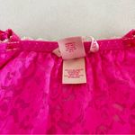 Victoria's Secret Lace Babydoll Size Small Hot Pink Lace Nightie Slip Cami Photo 10