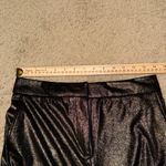 Joie  Coated Metallic Gold Wide Leg Dress Pants Size 6 Trousers‎ Metallic Photo 6