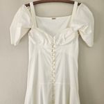 Cult Gaia  Mina Dress‎ Cream Ivory White Button Down Front Small Photo 7