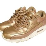 Nike Womens 9.5 Rose Gold Air Max 90 LTR 859633-900 Low Top Sneaker Photo 0