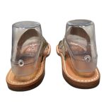 Sam Edelman Maxy Women's Size 7 Beige & Gold Snake Print Slide Flat Sandals VGUC Photo 7