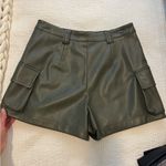 Avec Les Filles Anthropologie  Dark Green Skater Skirt Photo 6