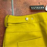 NWT Royalty by Maluma Faux Leather Yellow Pants Size M Photo 10