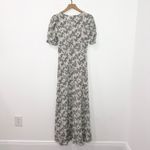 Madewell NWT  Puff-Sleeve V-Neck Midi Dress in Floral Size 0 Photo 4