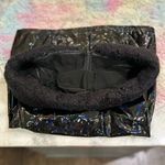 Black Holographic Strapless Dress Size L Photo 2