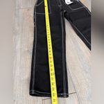 Simple Society Black carpenter Jeans with White Stitching 11/30 Photo 3