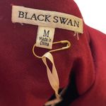 Black Swan NEW Lulus Brandi Wine Red Lace Surplice Skater Dress Photo 7