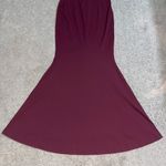Dress the Population Camden Mermaid Hem Evening Gown Maxi Burgundy S Photo 7