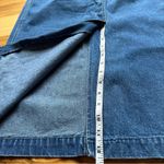 Talbots Vintage Denim Skirt 14 Paper Bag Waist Modest Pockets 90s Preppy Photo 15