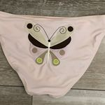 Inmocean Swimwear Sz M Bikini Bottoms Light Blush E Butterfly Appliqué Photo 2