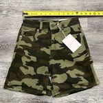 NWT KanCan Camouflage “Hazel” long shorts with stretch high rise Photo 6