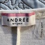 Andree by Unit  Cream Batwing Sleeve Slub Textured Top Sz Large 💚 Photo 6