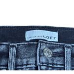 Loft  The Skinny Jeans Black Wash High Rise Denim Size 26|2 Scandi Minimalist Photo 8