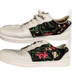 Cole Haan  White and Green Floral Sneakers Photo 0