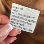 Pamela Mccoy faux fur size Small women's dark brown color coat Photo 12