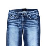 Buckle  Black Fit No. 53 Low Rise Skinny Stretch Jeans Sz 24 x 32 Dark Wash Faded Photo 2